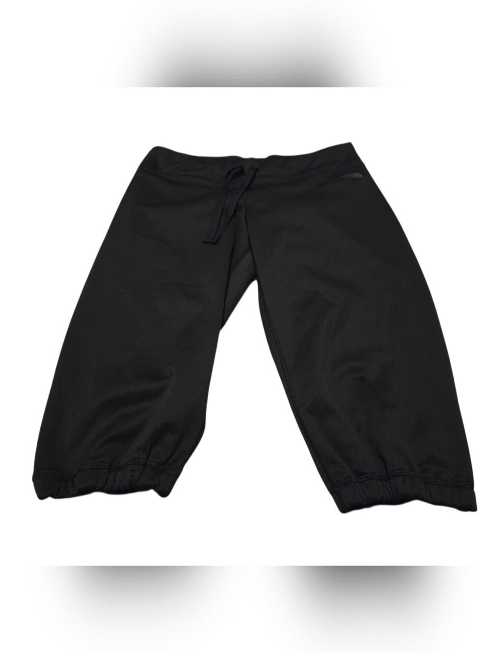 Women’s XL The North Face Black Cropped Capri Sweatpants Joggers